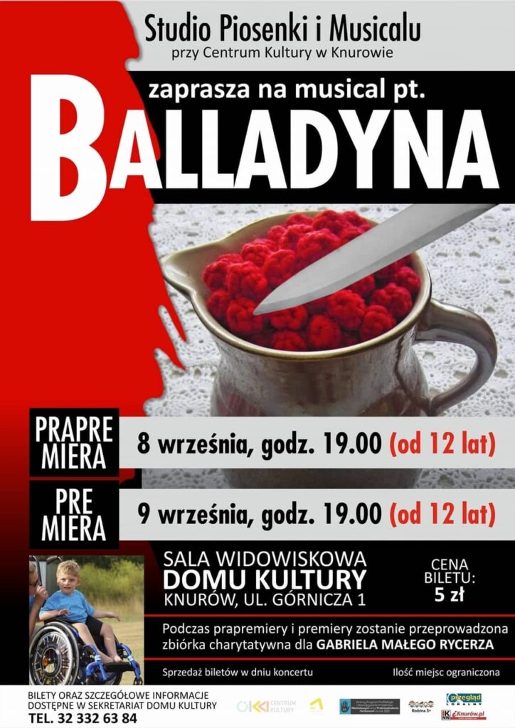 dom kultury knurow musical on line balladyna