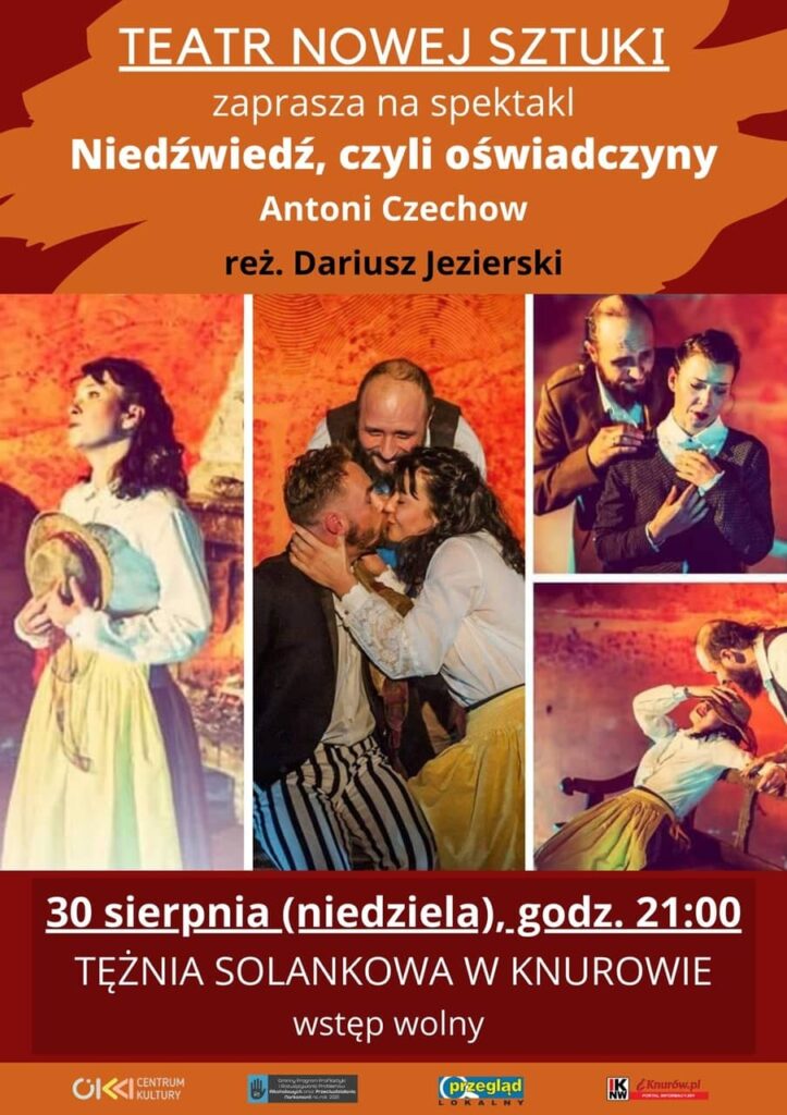 dom kultury knurow spektakl niedzwiedz teatr
