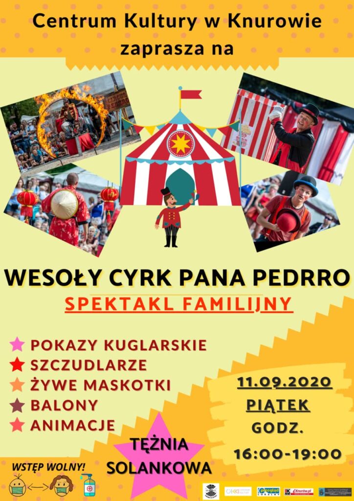 dom kultury knurow wesoly cyrk pana pedrro