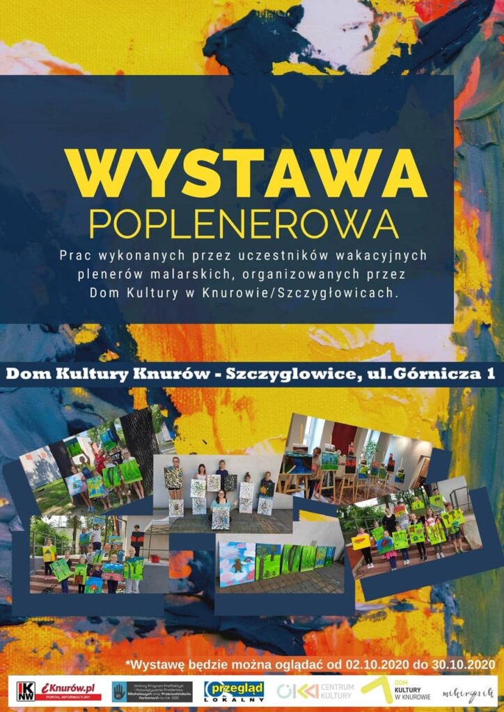 dom kultury knurow wystawa poplenerowa 2020