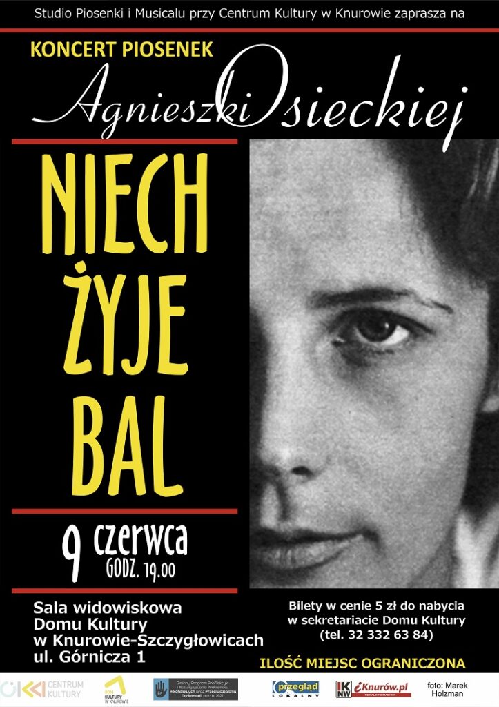 koncert piosenek agnieszki osieckiej dom kultury knurow