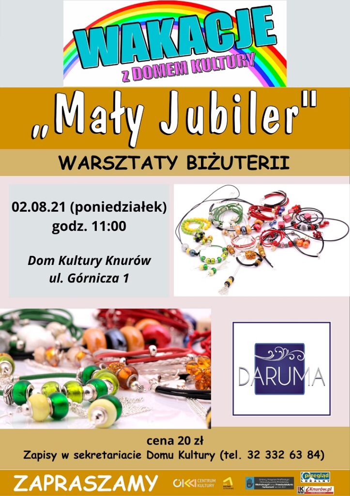 warsztaty bizuterii dom kultury knurow