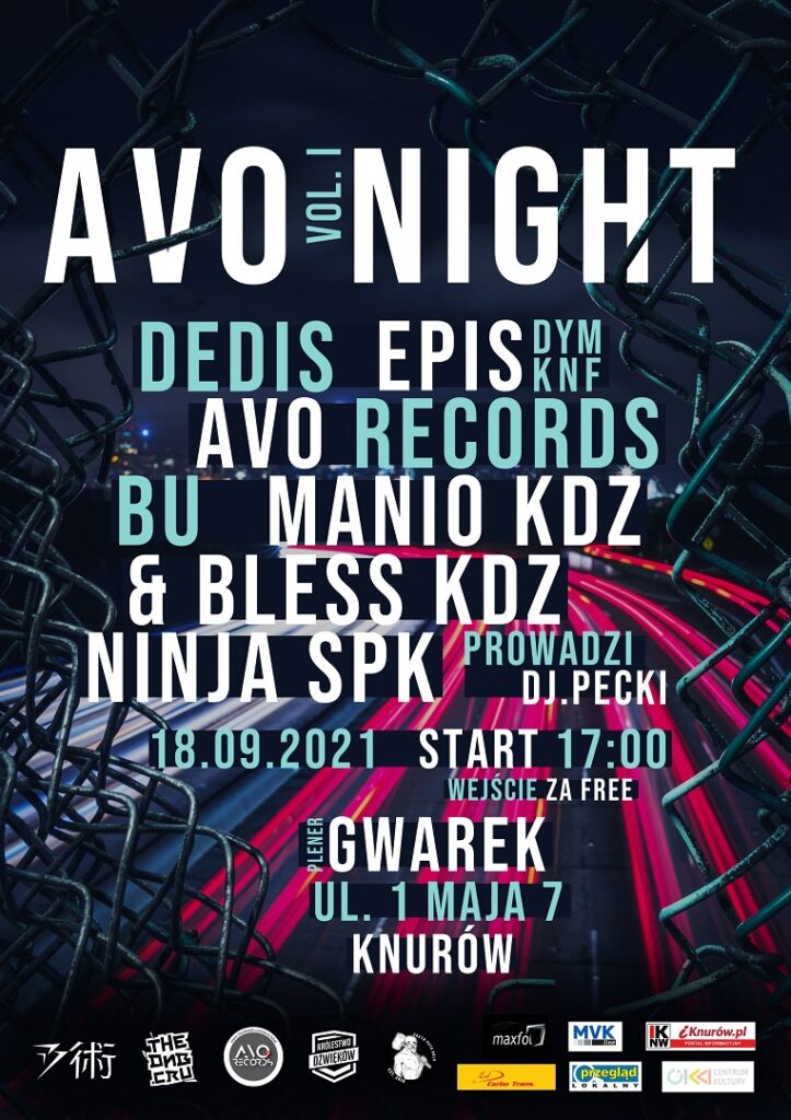 avo night vol hip hop w knurowie