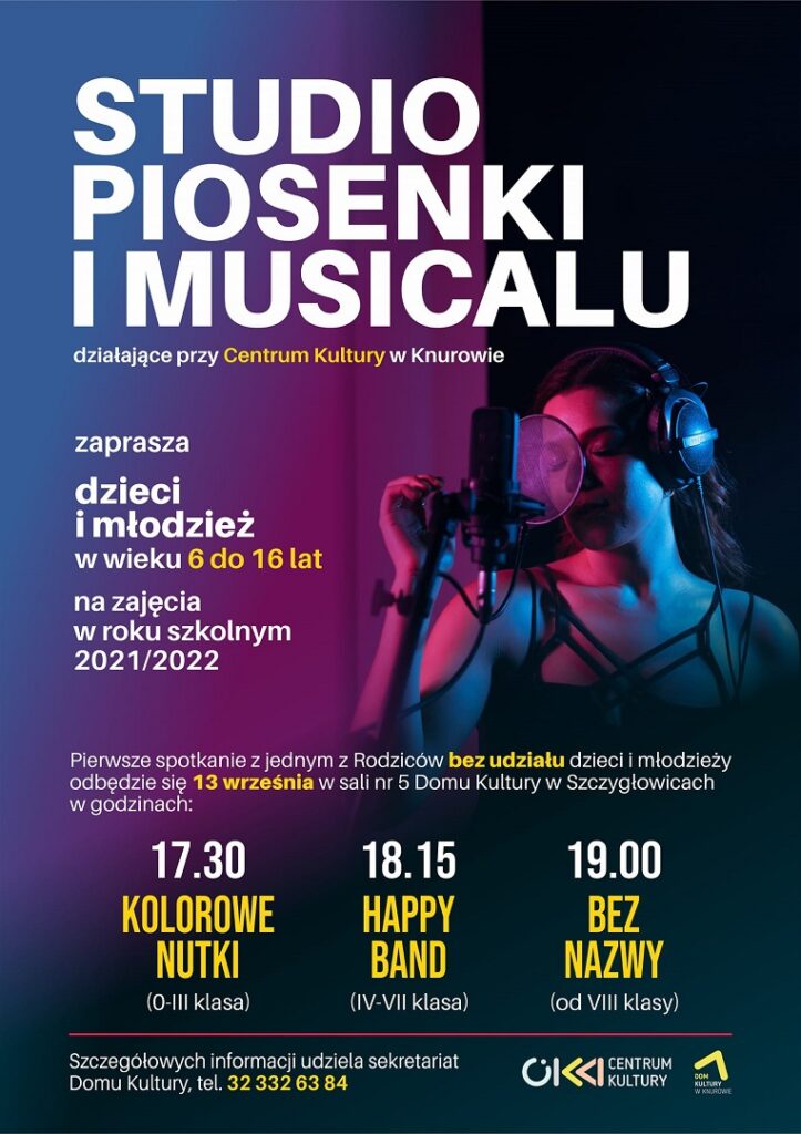 nabor studio piosenki i musicalu knurow