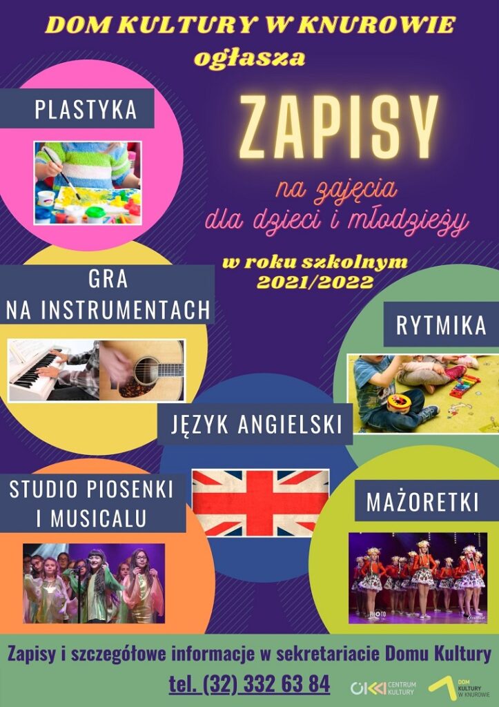 zapisy na zajecia w domu kultury knurow