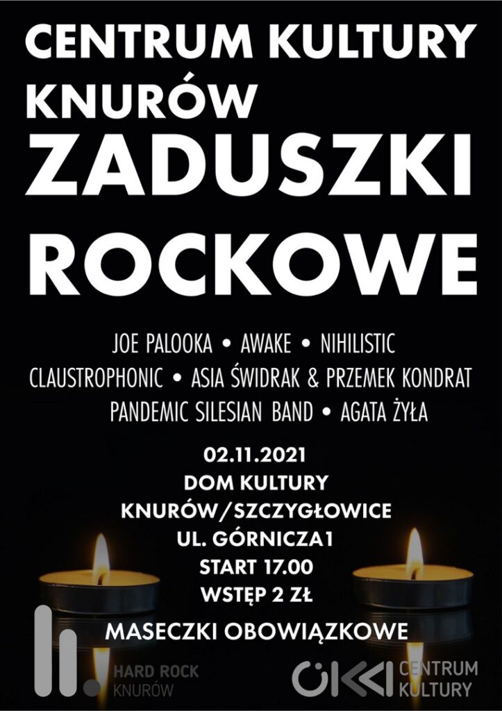 zaduszki rockowe dom kultury knurow