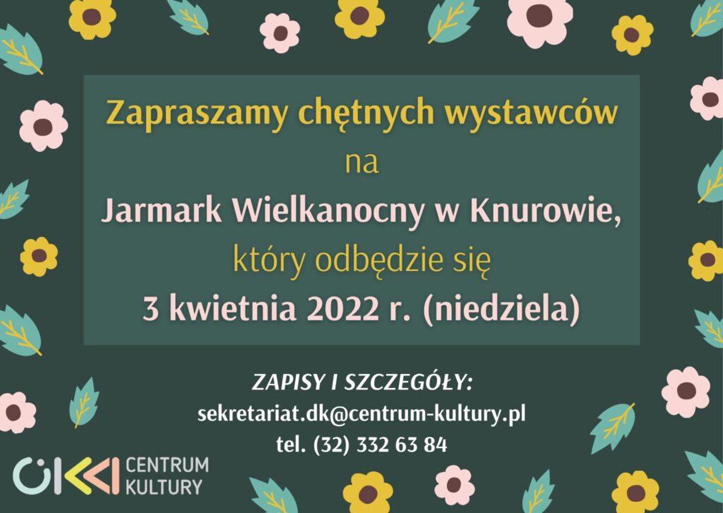 zaproszenie wystawcow na jarmark wielkanocny