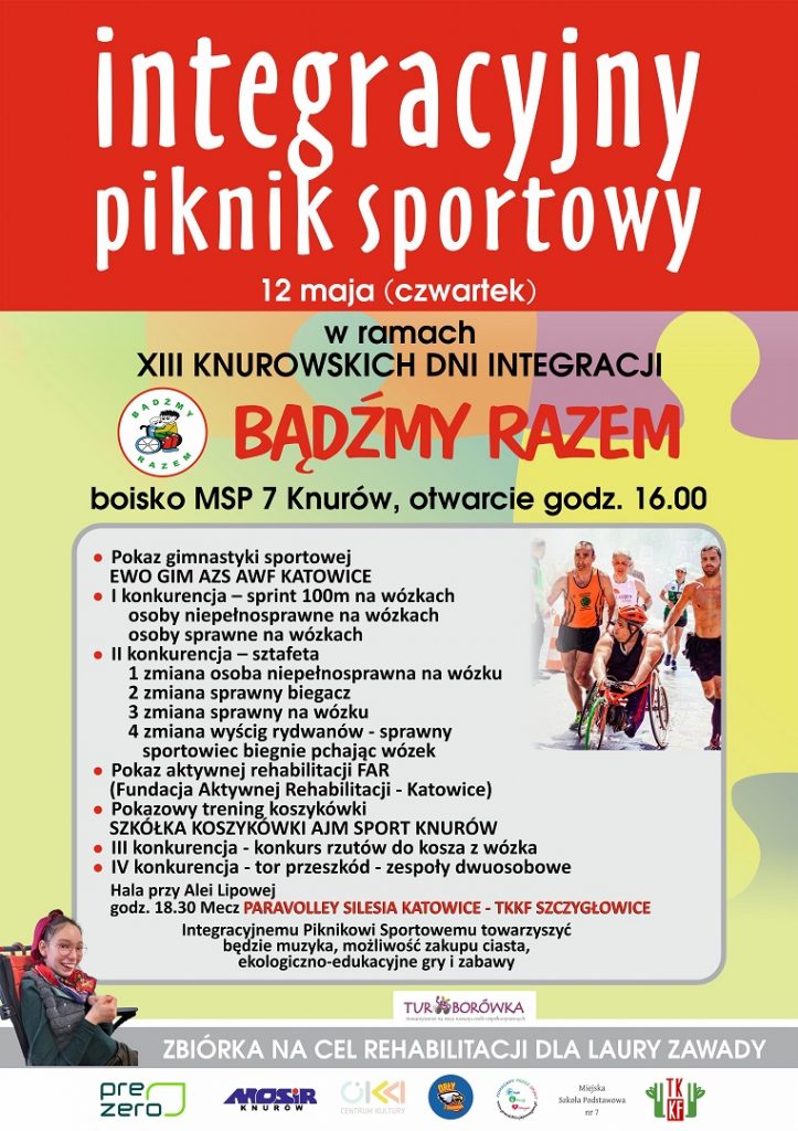 integracyjny piknik sportowy w ramach knurowskich dni integracji