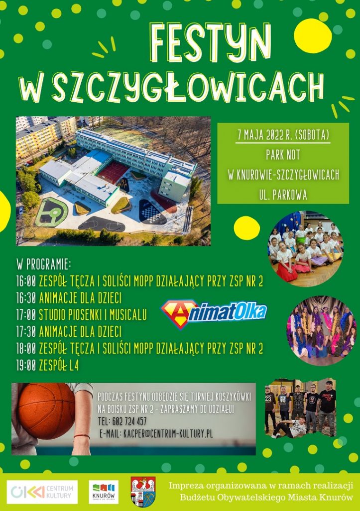 wiosna z festynem i koszykowka w szczyglowicach