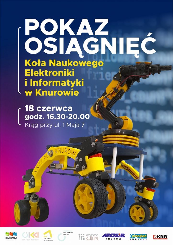 pokaz kola naukowego elektroniki i informatyki w knurowie
