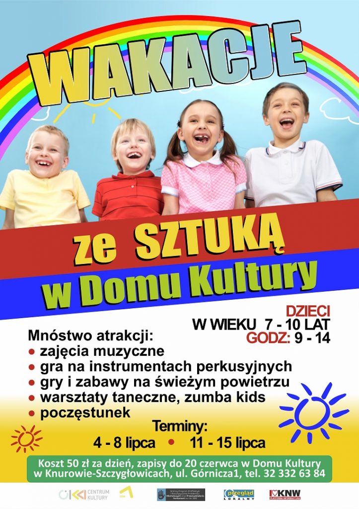 wakacje z domem kultury w knurowie szczyglowicach