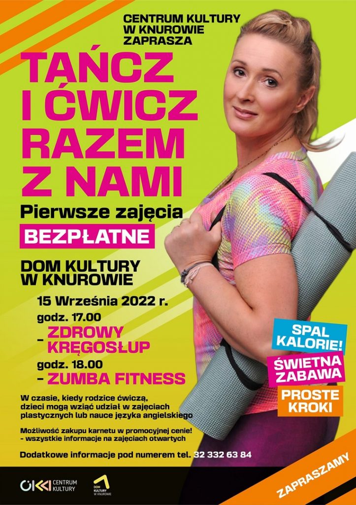 zumba i zdrowy kregoslup w domu kultury