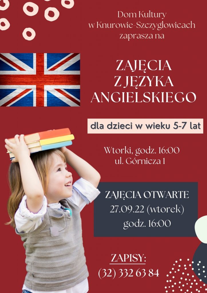 jezyk angielski dla latkow w domu kultury knurow