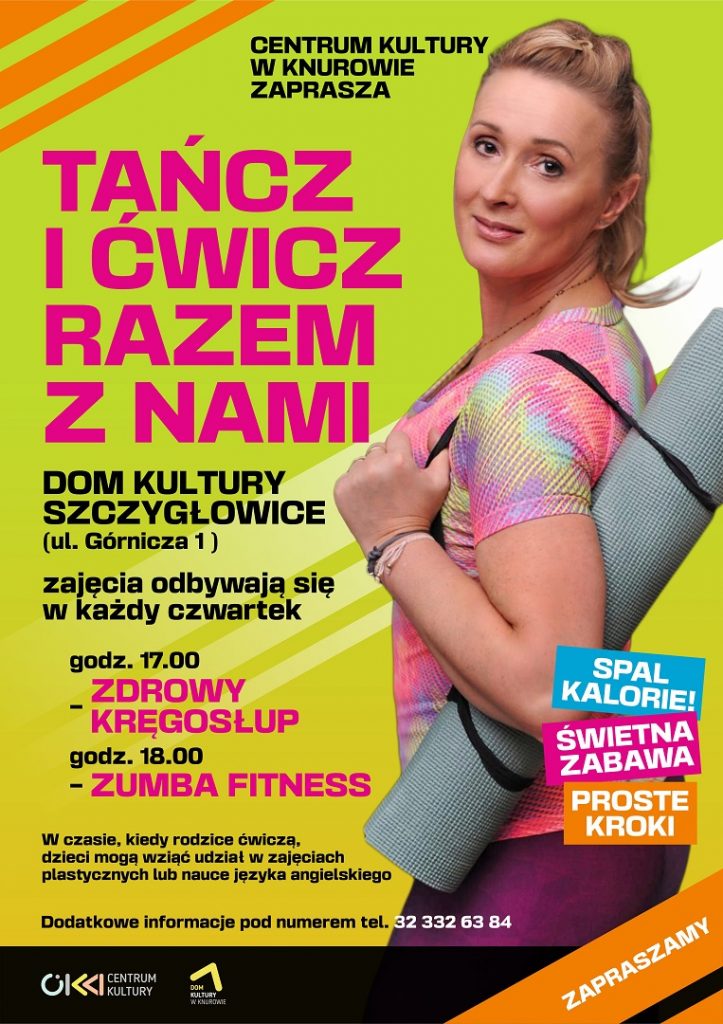zumba i zdrowy kregoslup w domu kultury