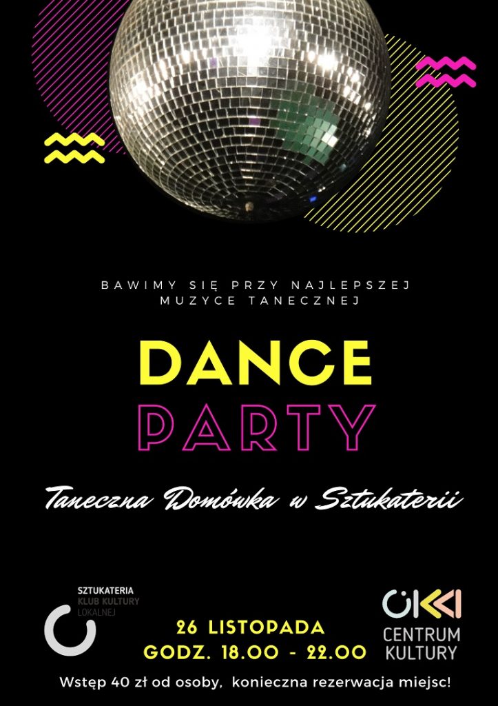 andrzejkowe dance party w sztukaterii