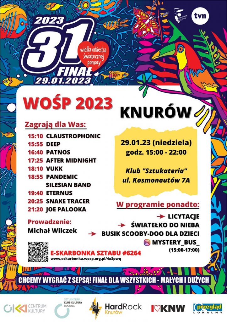 wielka orkiestra swiatecznej pomocy w knurowie klub sztukateria