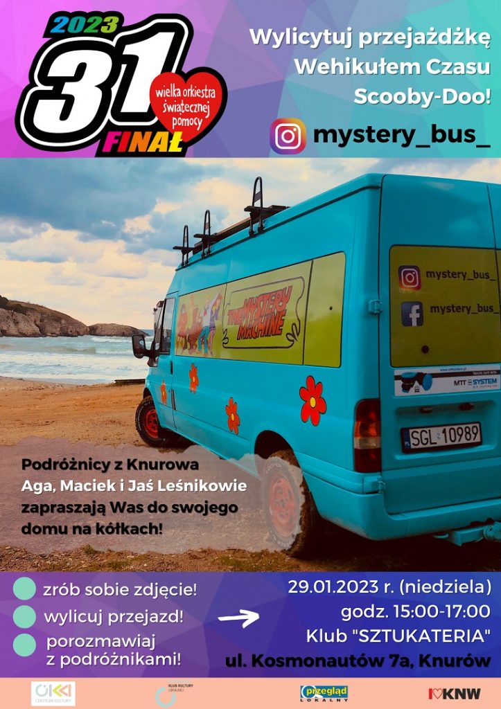 wylicytuj przejazdzke wehikulem czasu scooby doo wosp klub sztukateria