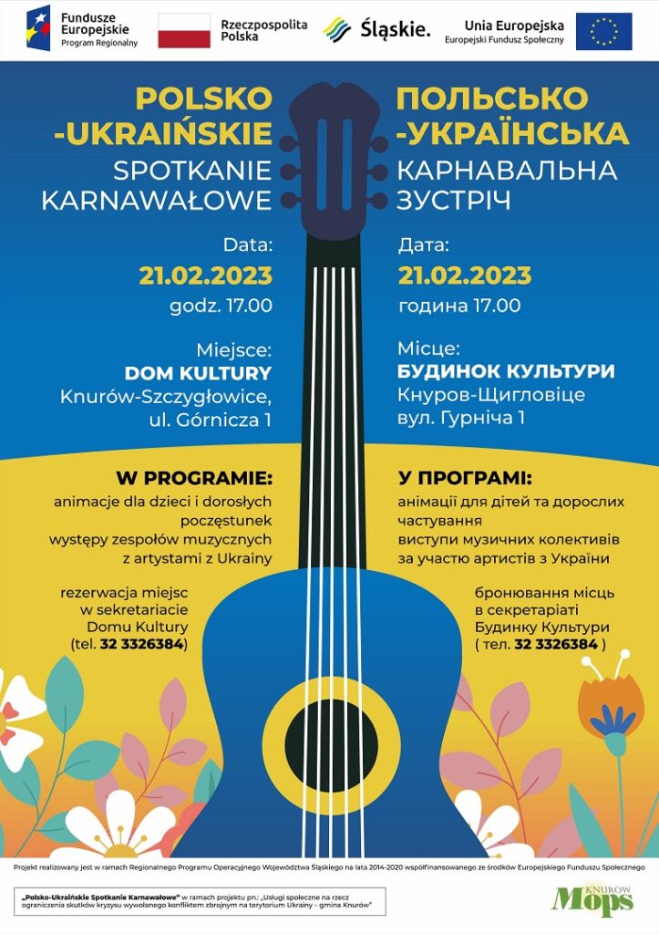 polsko ukrainskie spotkanie karnawalowe w domu kultury