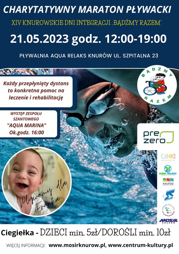 charytatywny maraton plywacki w ramach xiv knurowskich dni integracji