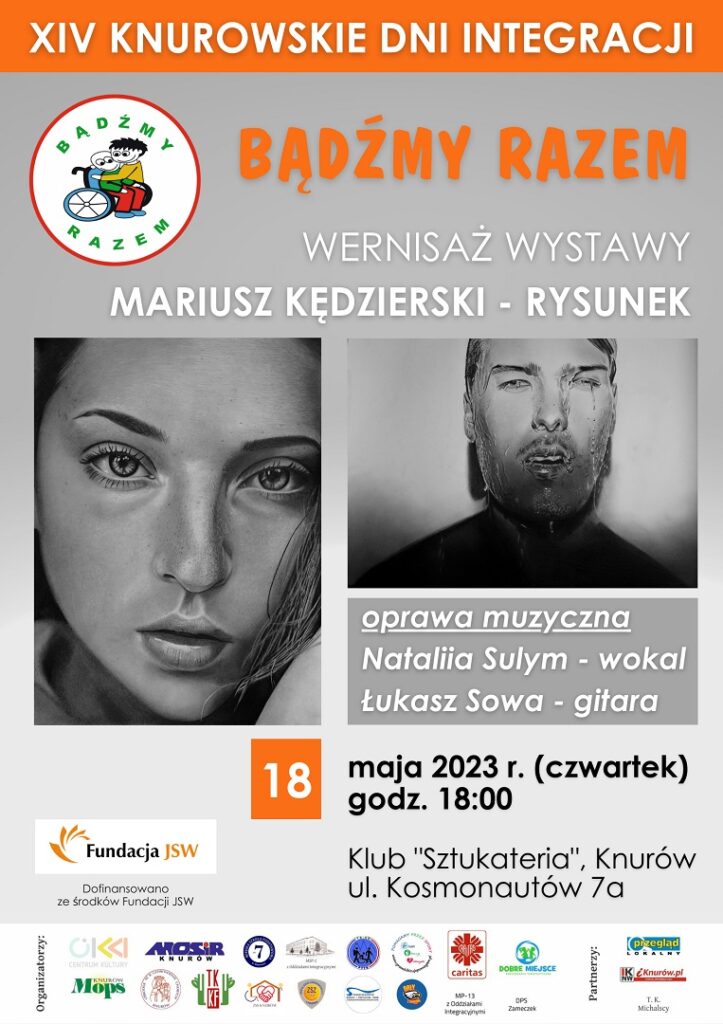 wernisaz wystawy prac mariusza kedzierskiego xiv knurowskie dni integracji