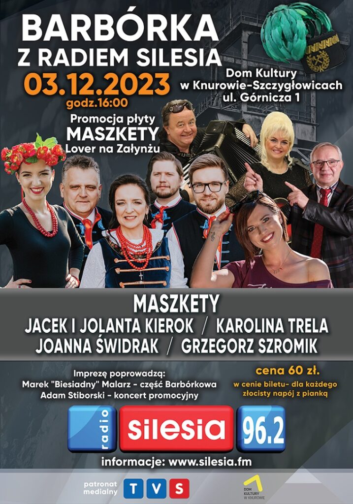 barborka z radiem silesia w domu kultury knurow szczyglowice