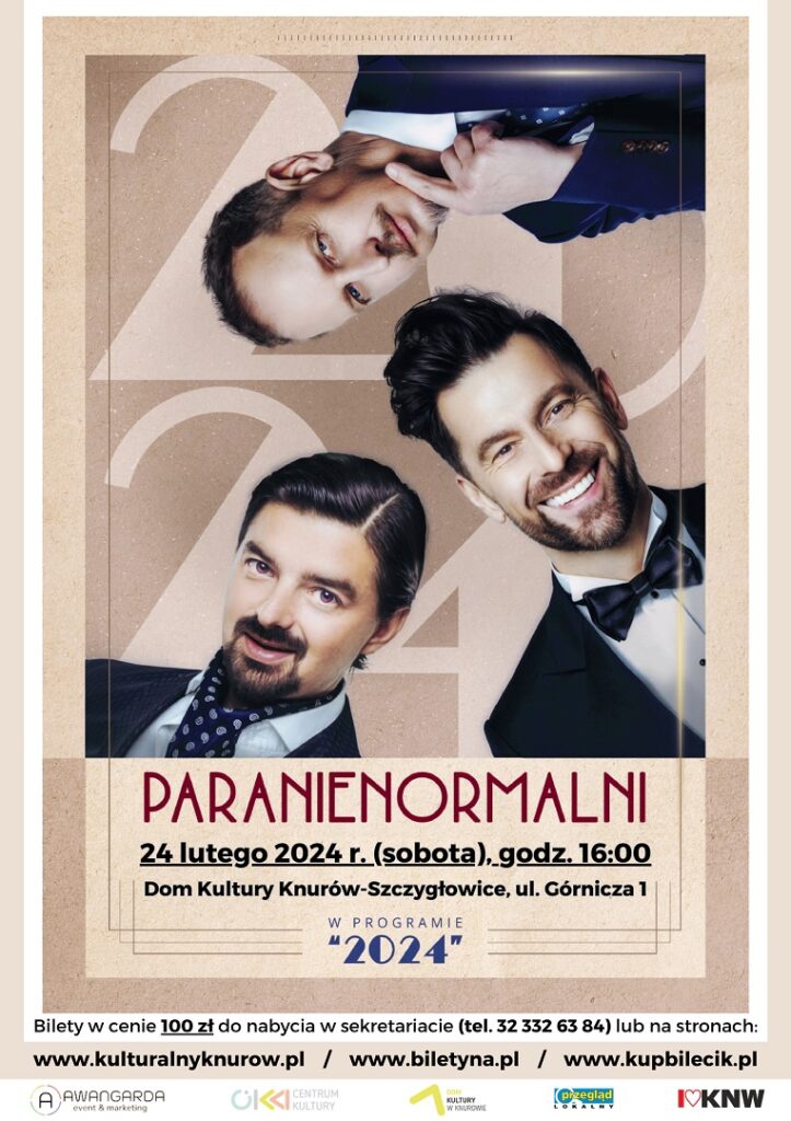 kabaret paranienormalni w programie w domu kultury knurow szczyglowice