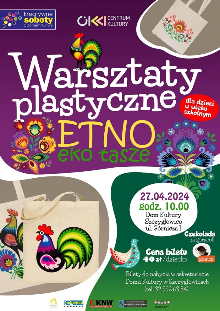 kreatywne soboty warsztaty plastyczne eko torby