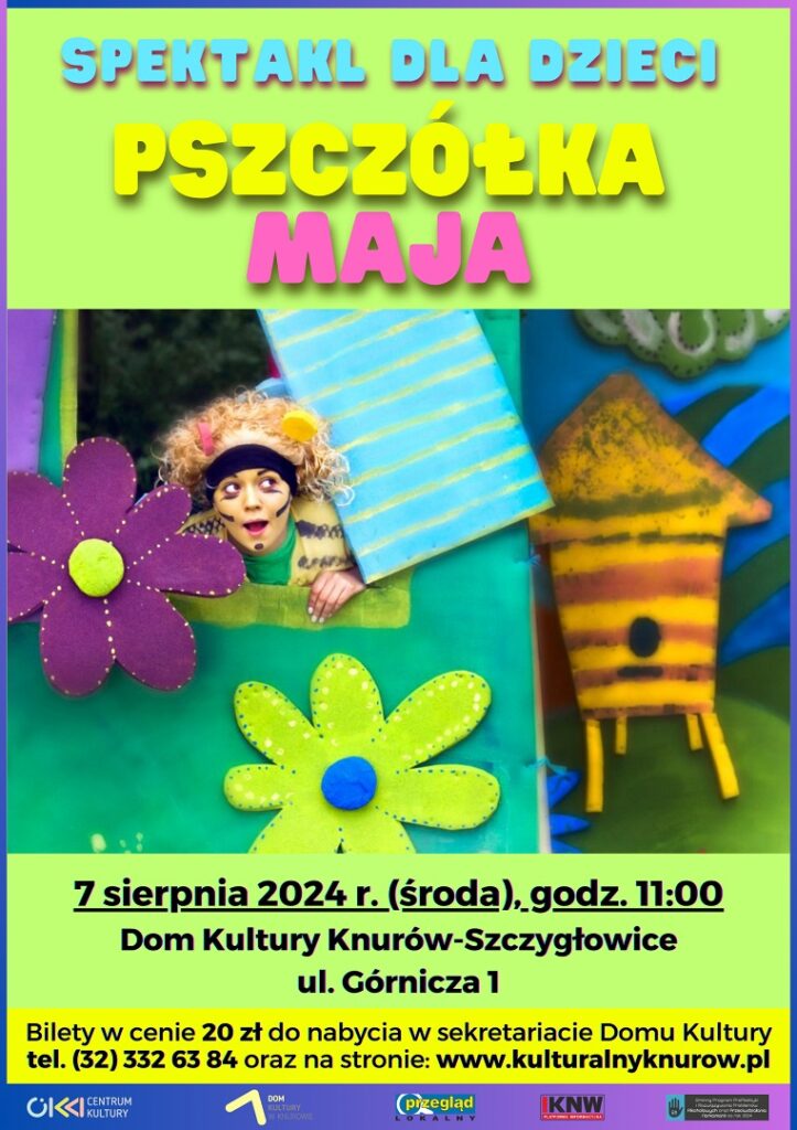 spektakl dla dzieci pszczolka maja dom kultury knurow szczyglowice