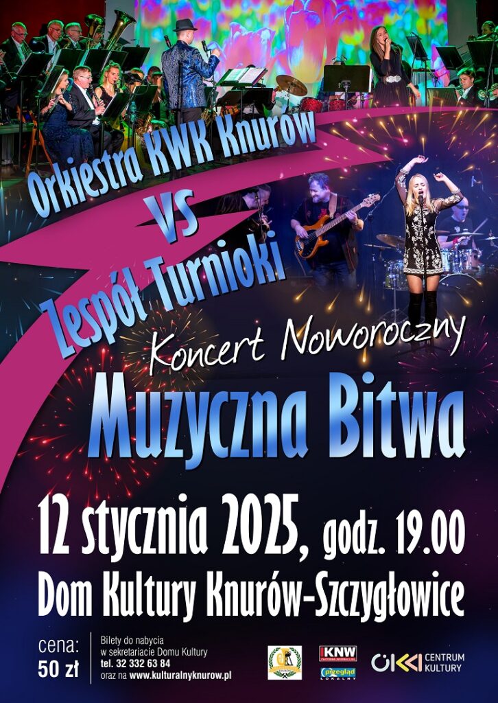 koncert noworoczny muzyczna bitwa dom kultury knurow szczyglowice