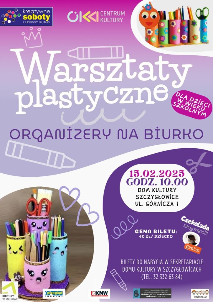 kreatywne soboty organizery na biurko