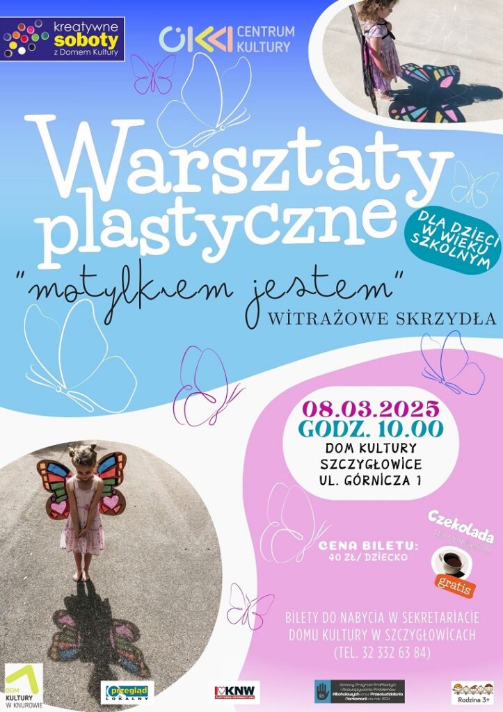 kreatywne soboty motylkiem jestem witrazowe skrzydla
