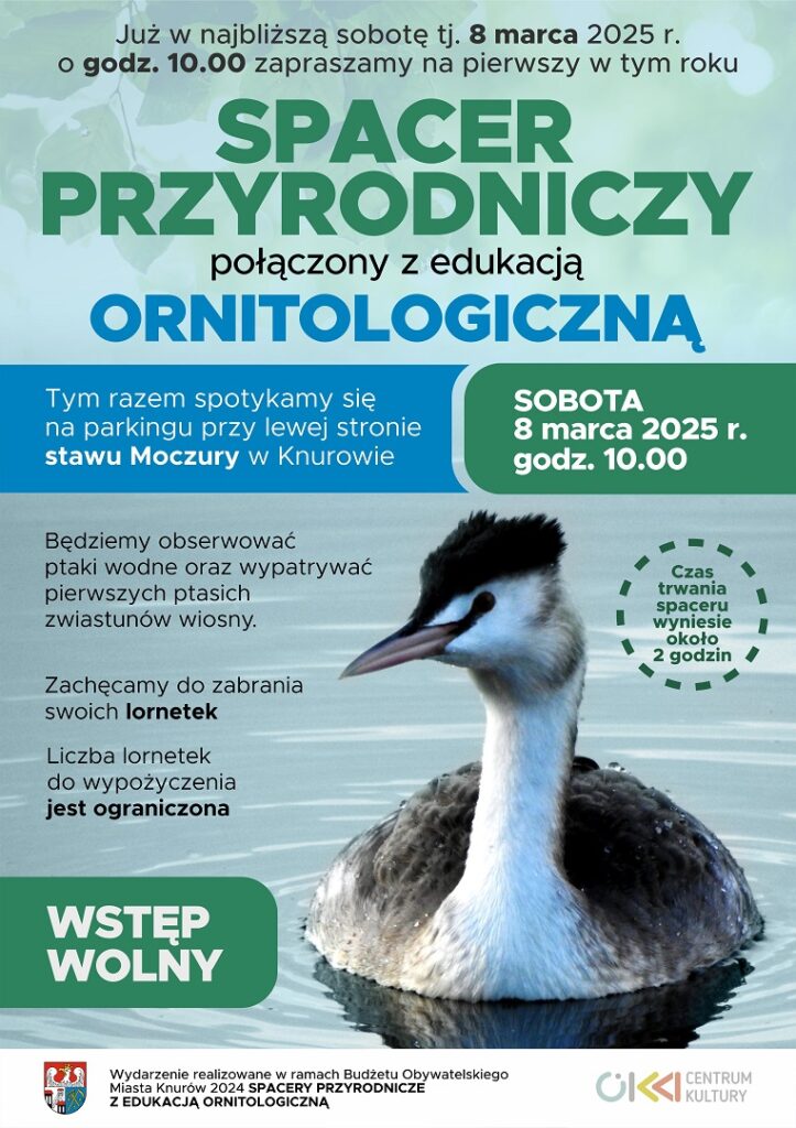 spacer przyrodniczy z edukacja ornitologiczna