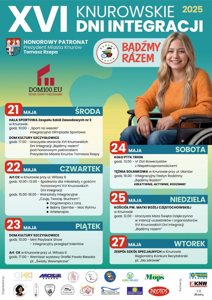 xvi knurowskie dni integracji badzmy razem maja