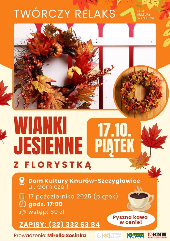 tworczy relaks wianki jesienne dom kultury
