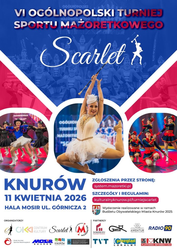 VI ogolnopolski turniej sportu mazoretkowego scarlet w knurowie