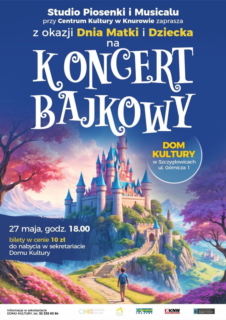 koncert bajkowy studio piosenki i musicalu dom kultury knurow